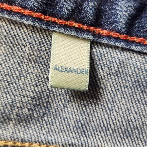Raleigh Denim Workshop Jeans 38 Alexander Relaxed Straight Hand Crafted Med Wash - Picture 6 of 16